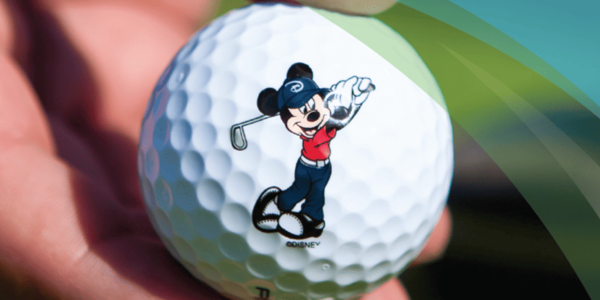 playing golf at walt disney world