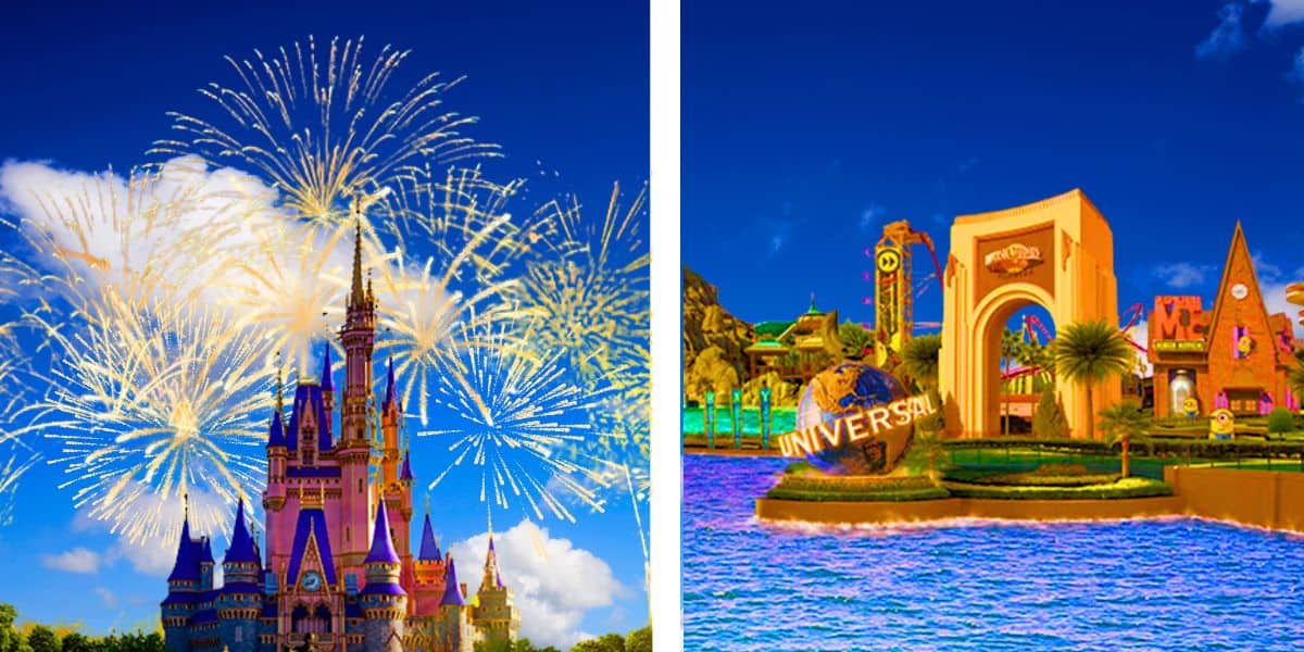 disney world and universal studios orlando resort