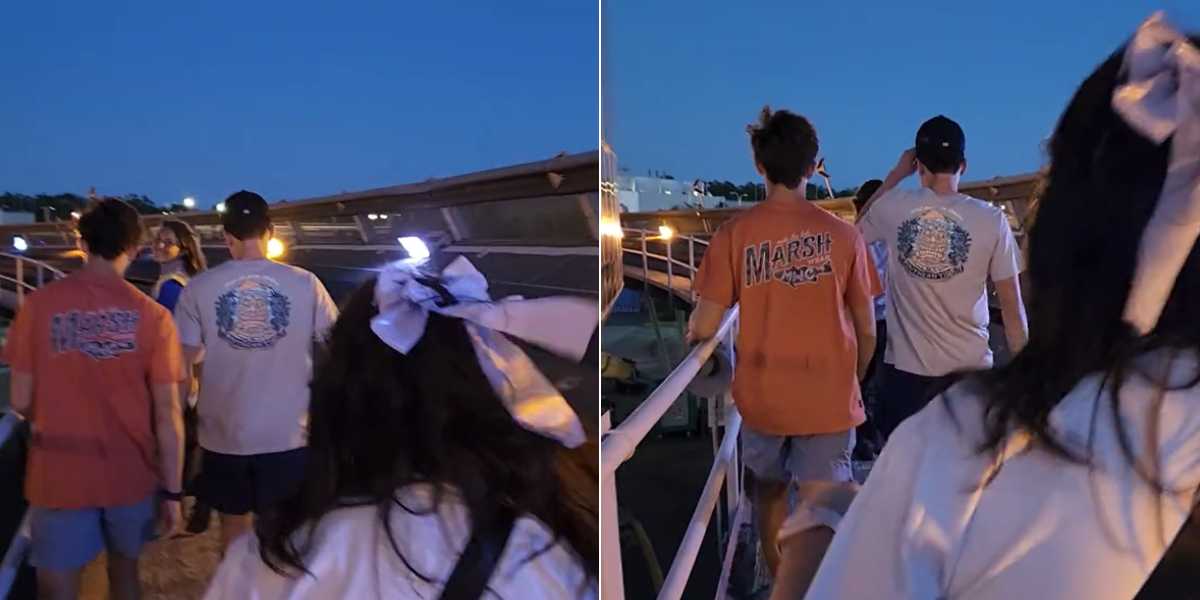 Guest videos being evacuated off Test Track at Walt Disney World's EPCOT