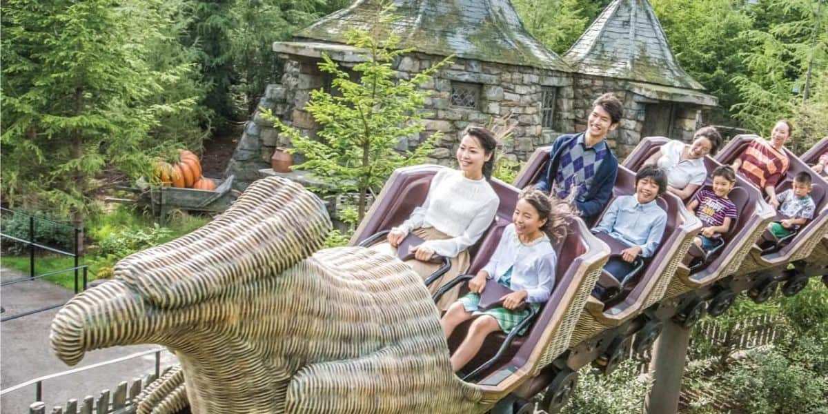 Guest Escorted off Flight of the Hippogriff Universal Japan