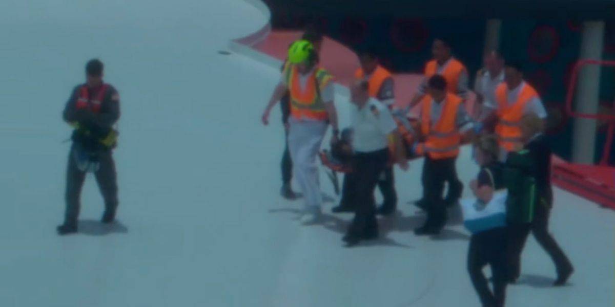 Pregnant woman rescued Disney Wish