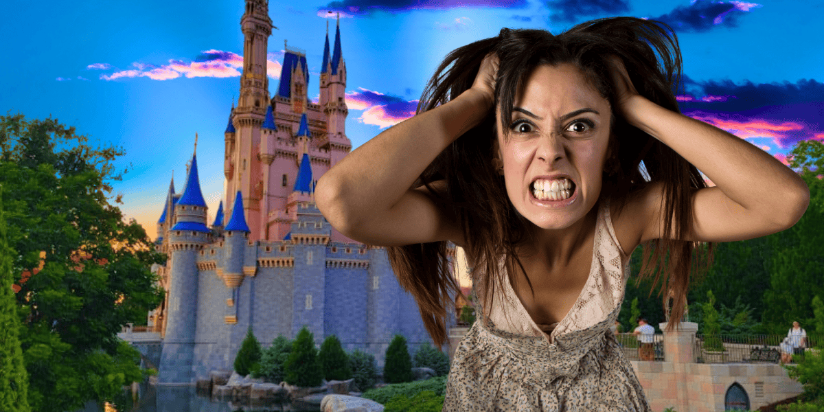 cinderella castle angry mom