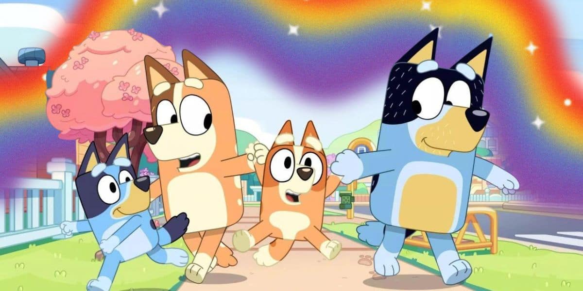 Bluey rainbow