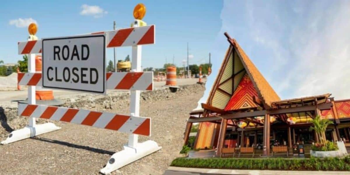 Disney World Road Closed