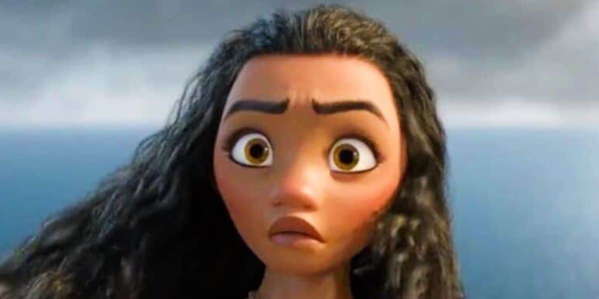 Moana looking shocked