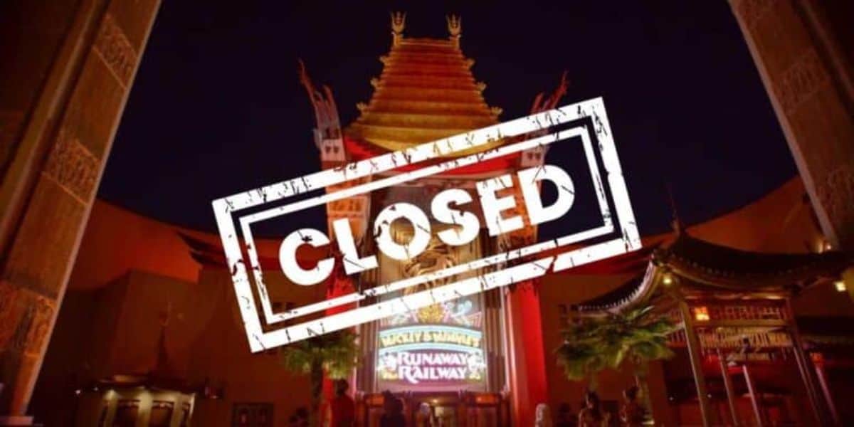 Disney World Theme Park Closed
