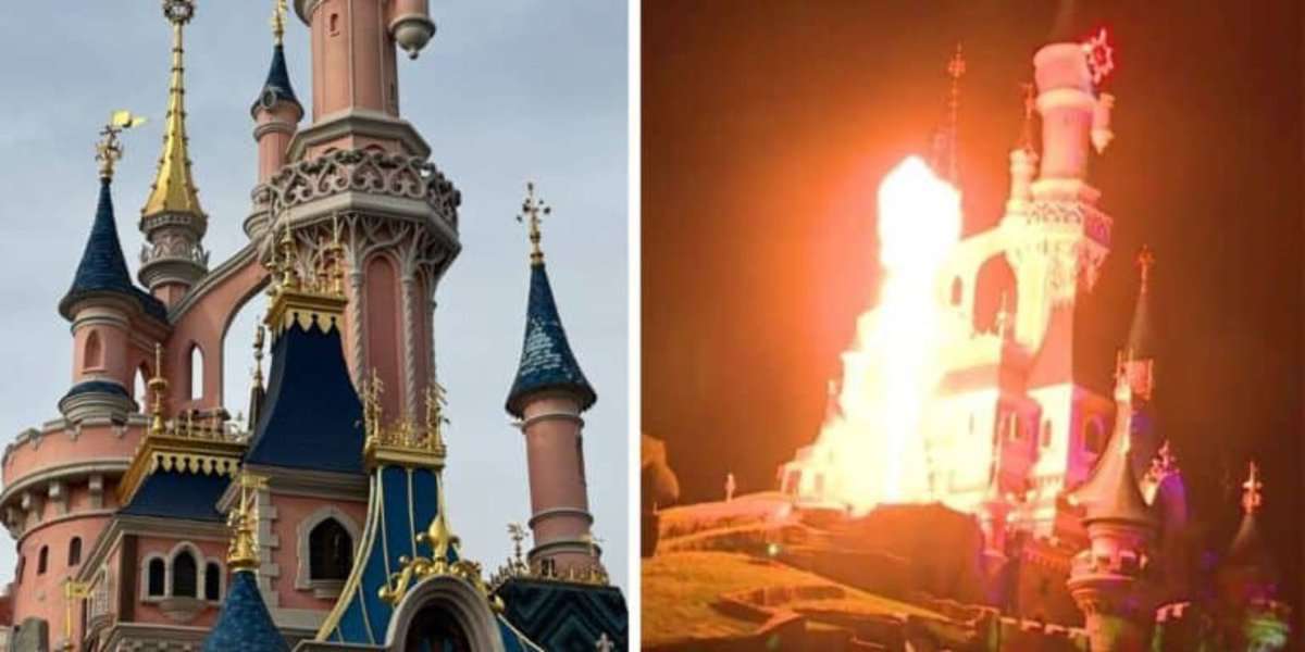 Fiery Disney Theme Park