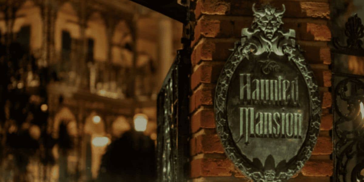 Haunted Mansion sign