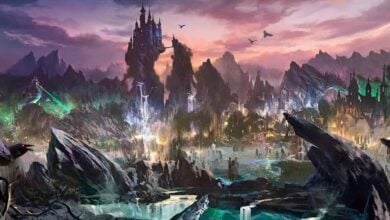 Concept art of the new Villains Land coming to Walt Disney World's Magic Kingdom