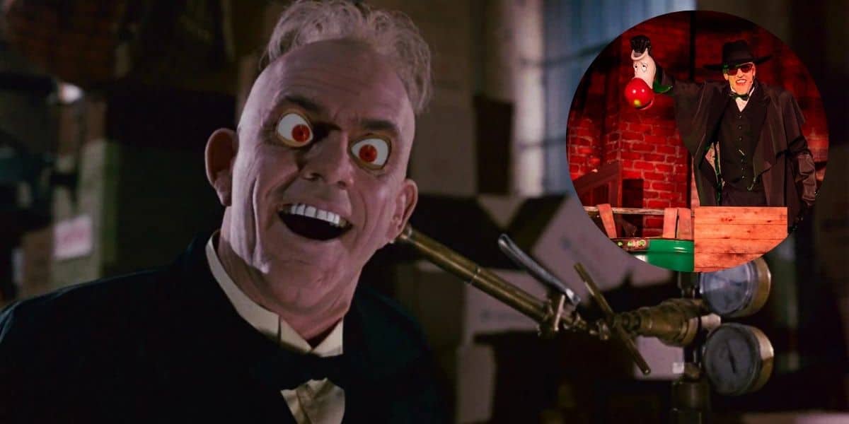 Judge Doom (Christopher Lloyd) from Who Framed Roger Rabbit and Judge Doom at Oogie Boogie Bash