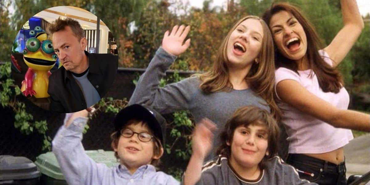 Scarlett Johansson stars in My Brother the Pig with an insert of Matthew Perry
