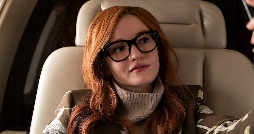 Julia Garner as Anna Sorokin/Anna Delvey in Inventing Anna