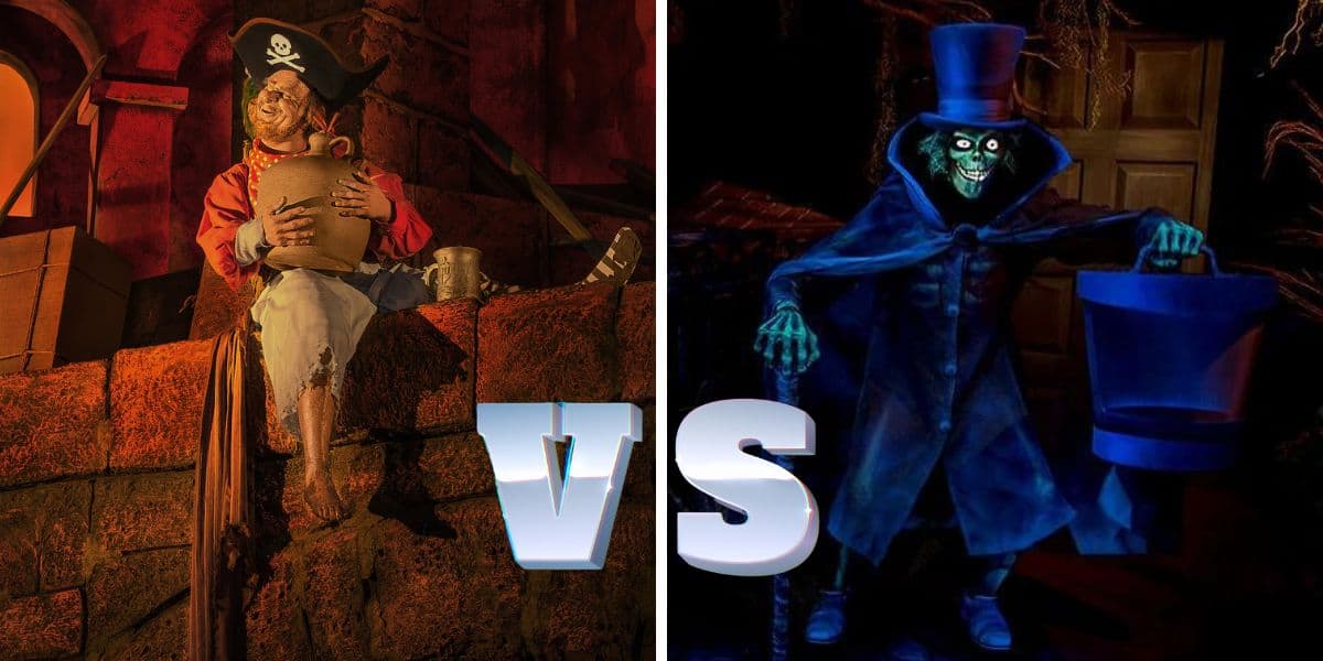 Pirates of the Caribbean and Haunted Mansion in Disneyland Park