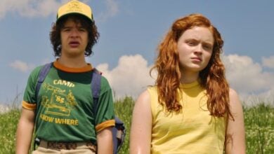 Dustin and Max in Stranger Things.