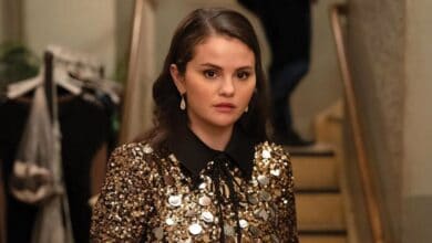 Mabel (Selena Gomez) looks shocked in 'Only Murders in the Building'