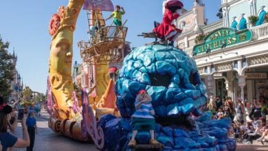 'Peter Pan' floats in Disney Stars on Parade