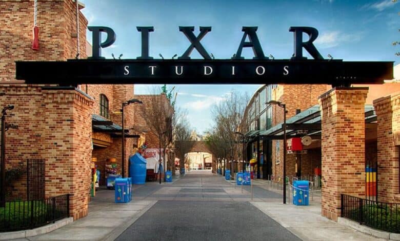 Entrance to Pixar Plaza Disney's Hollywood Studios