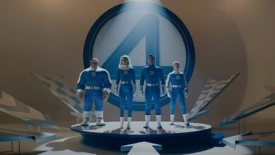 The main cast in 'The Fantastic Four: First Steps'