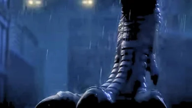 The foot of a large carnivorous dinosaur in the 'Jurassic World: Chaos Theory' Season 2 trailer