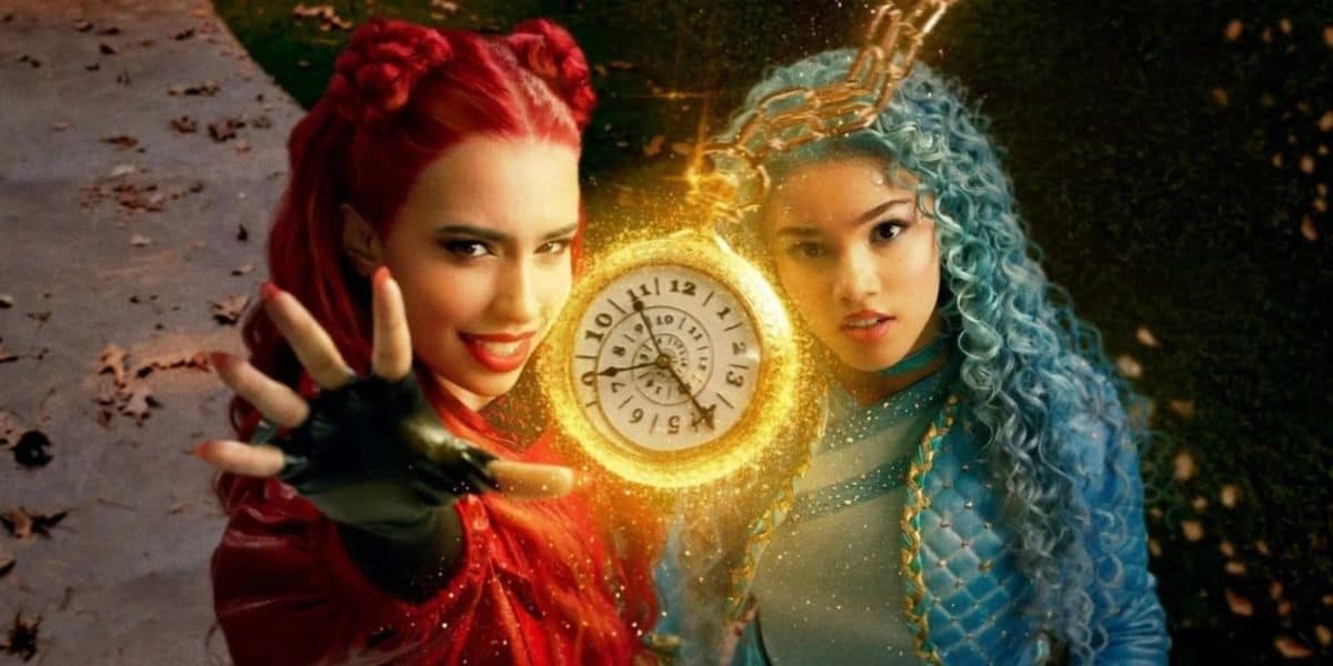 Red and Chloe in Descendants: The Rise of Red
