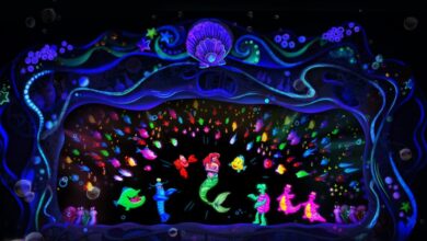Concept art for The Little Mermaid: A Musical Adventure at Disney's Hollywood Studios