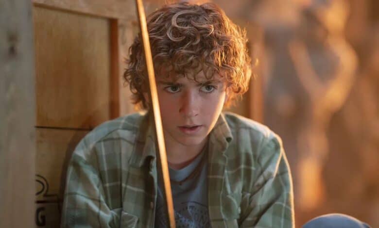 Walker Scobell as Percy Jackson in Percy Jackson and the Olympians