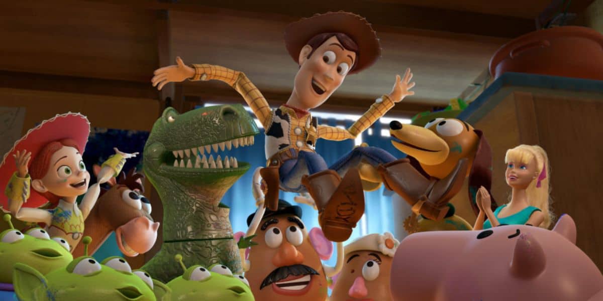A scene from Toy Story 3