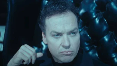 Michael Keaton as Bruce Wayne waiting for the Bat-signal in 'Batman Returns'
