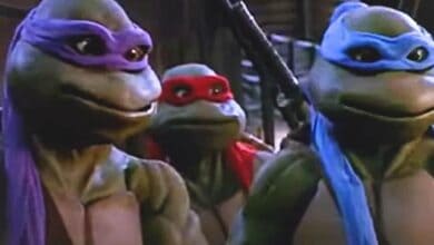 Donatello, Raphael, and Leonardo in 'Teenage Mutant Ninja Turtles: The Secret of the Ooze'