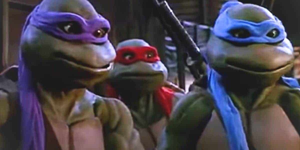 Donatello, Raphael, and Leonardo in 'Teenage Mutant Ninja Turtles: The Secret of the Ooze'