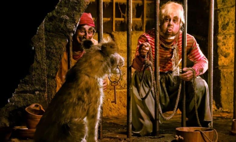 Animatronics on Pirates of the Caribbean at Disneyland
