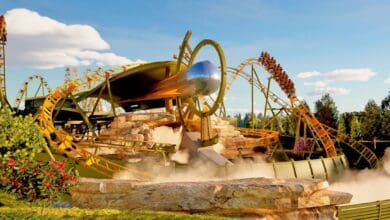 Stardust Racers in Celestial Park at Epic Universe