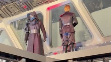Two Star Wars animatronics not moving on Star Wars: Rise of the Resistance.