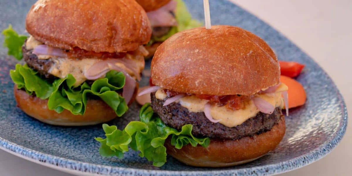 Sliders from Lamplight Lounge Boardwalk Dining