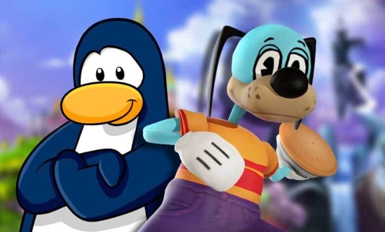 Toontown Flippy and Clup Penguin