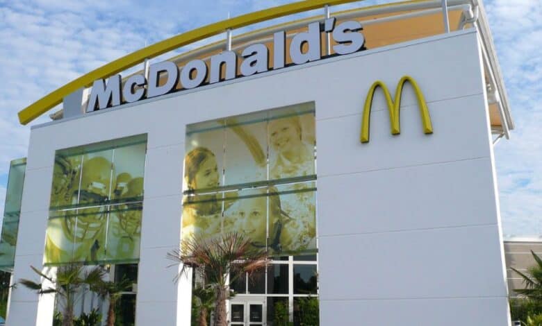 A modern McDonald's restaurant at Walt Disney World Resort.