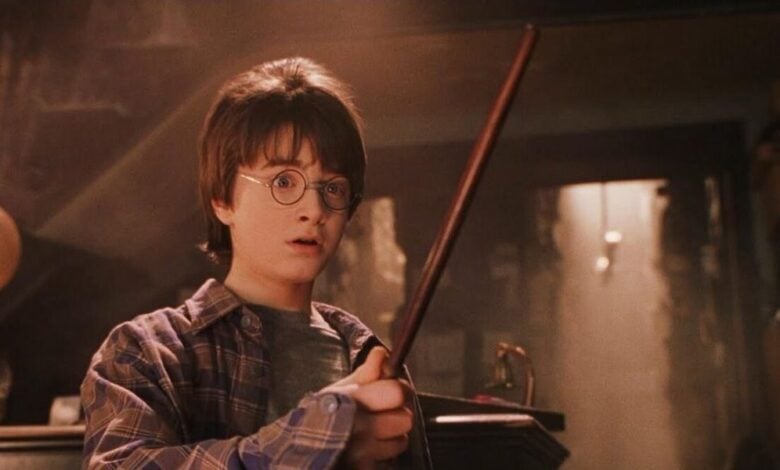 Daniel Radcliffe as Harry Potter in Harry Potter and the Sorcerer's Stone
