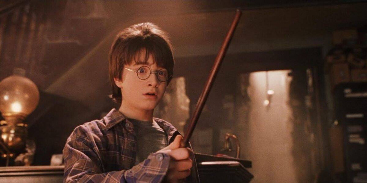 Daniel Radcliffe as Harry Potter in Harry Potter and the Sorcerer's Stone