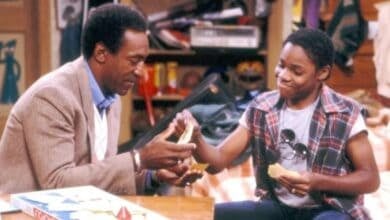 Bill Cosby and Malcolm Jamal Warner in The Cosby Show