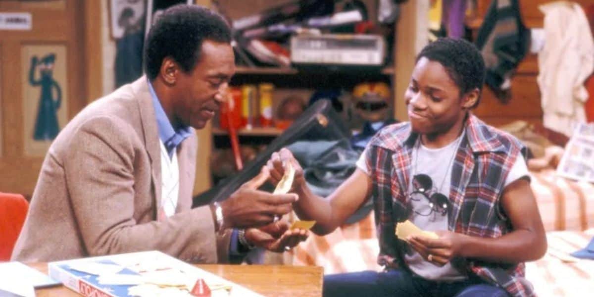 Bill Cosby and Malcolm Jamal Warner in The Cosby Show