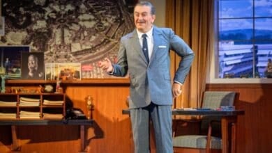 The animatronic Walt Disney in "Walt Disney - A Magical Life"