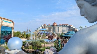A shot of Celestial Park at Universal Orlando's Epic Universe
