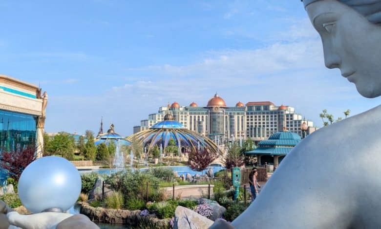 A shot of Celestial Park at Universal Orlando's Epic Universe, where the 2026 Universal Orlando park hours are changing.