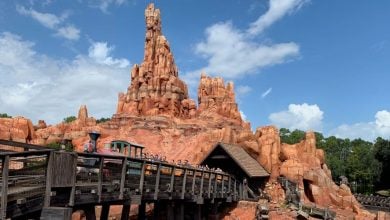 Big Thunder Mountain Railroad at Magic Kingdom Park at Walt Disney World Resort.