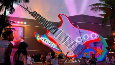 The exterior of Rock 'n' Roller Coaster with Muppets retheme at Disney World