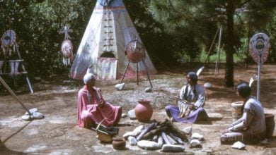 Native American animatronics at Walt Disney World Resort.