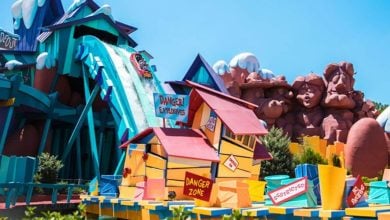 Dudley Do right water ride in Universal's Toon Lagoon area in Islands of Adventure