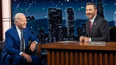 President Joe Biden on 'Jimmy Kimmel Live!'.