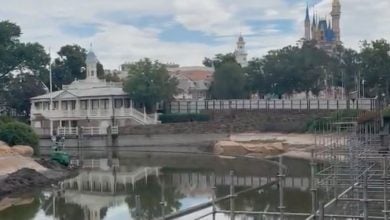 Water has returned to the Rivers of America at the Magic Kingdom.