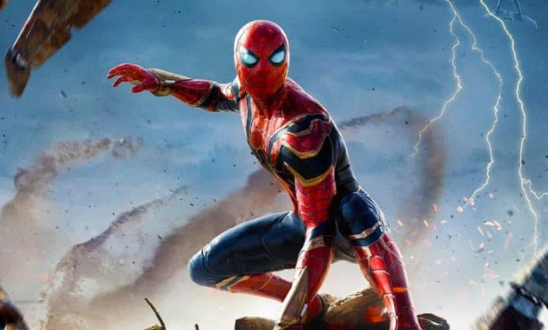 Tom Holland as Spider-Man, fighting Doctor Octopus in 'No Way Home'